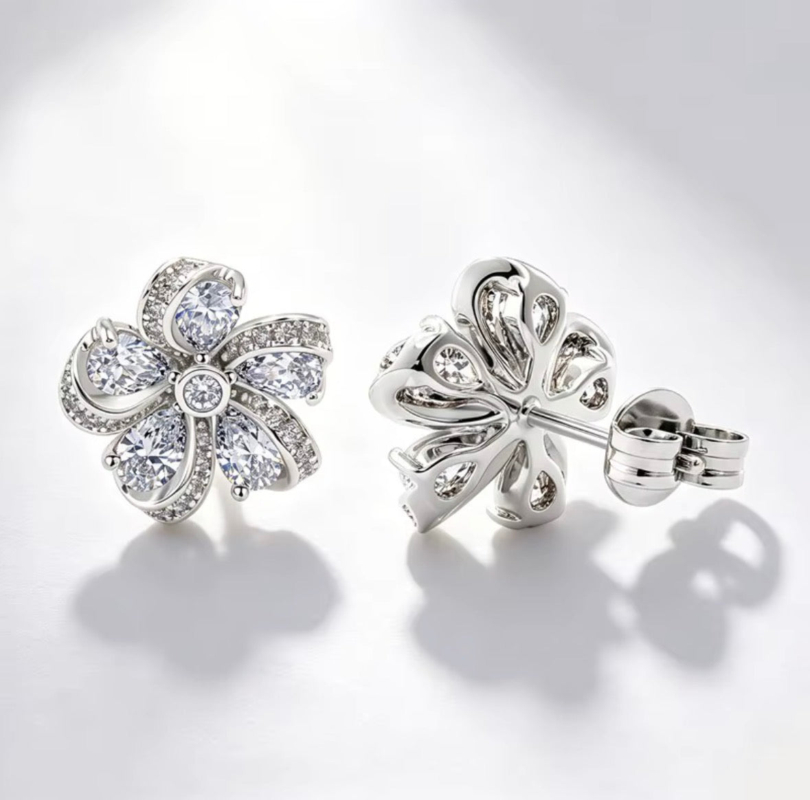 Flower earrings