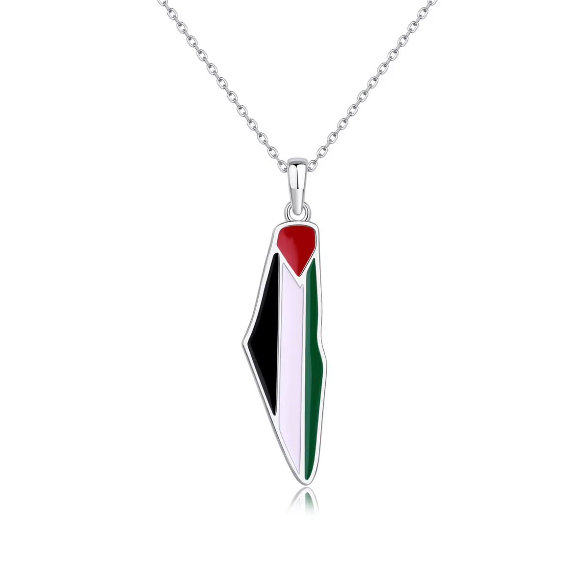 Palestine flag pendant