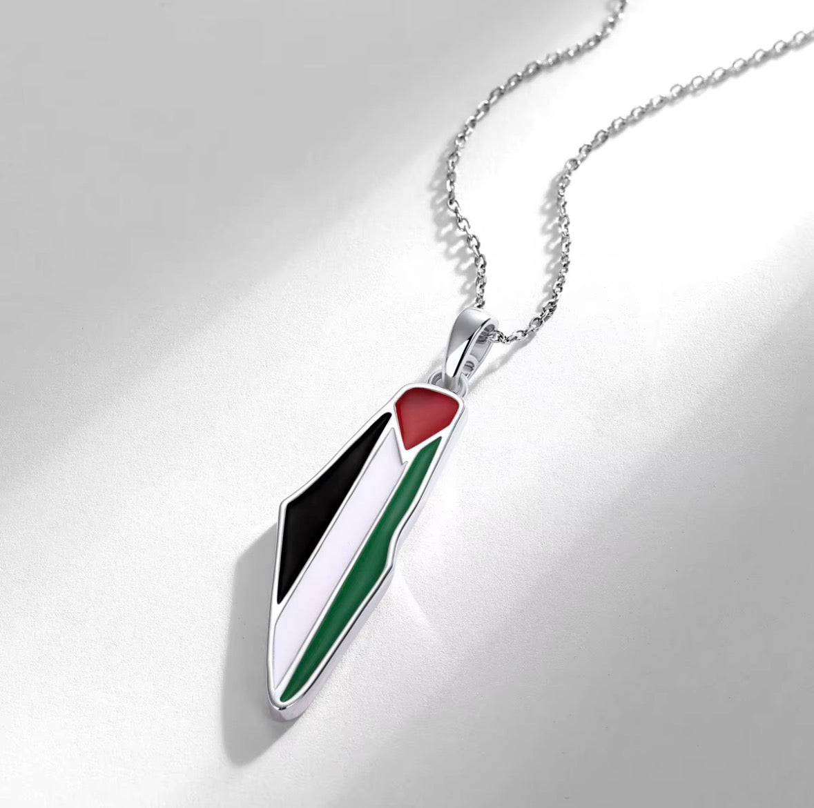 Palestine flag pendant