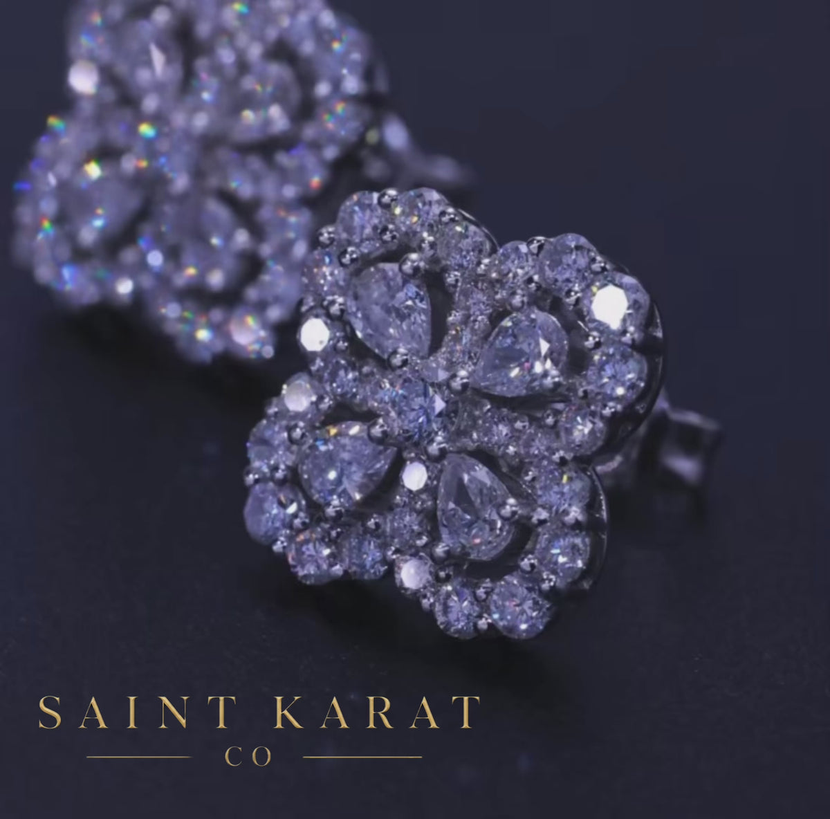 Four Leaf Clover Earrings